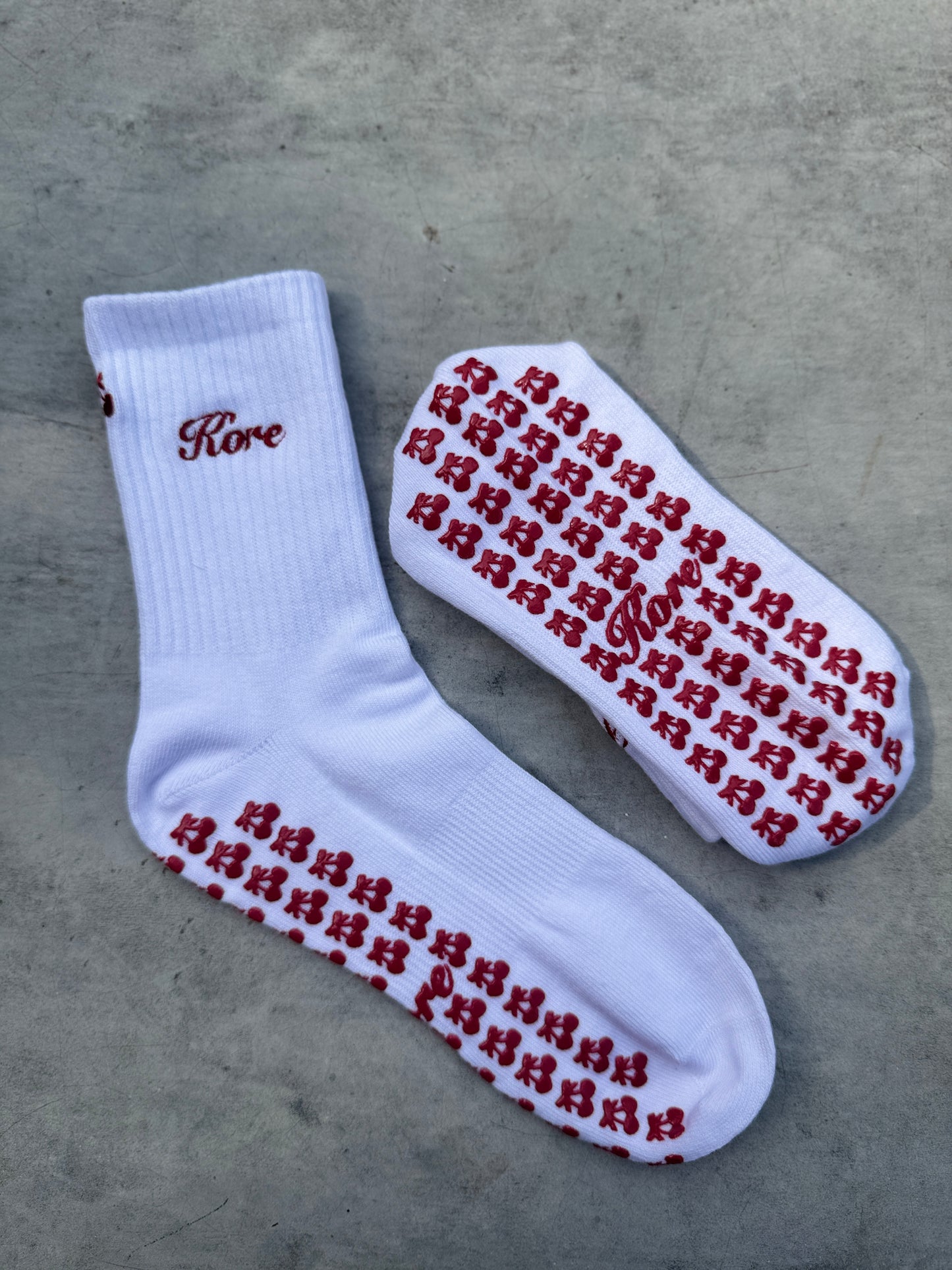 Pilates Grip Socks Cherry Edition