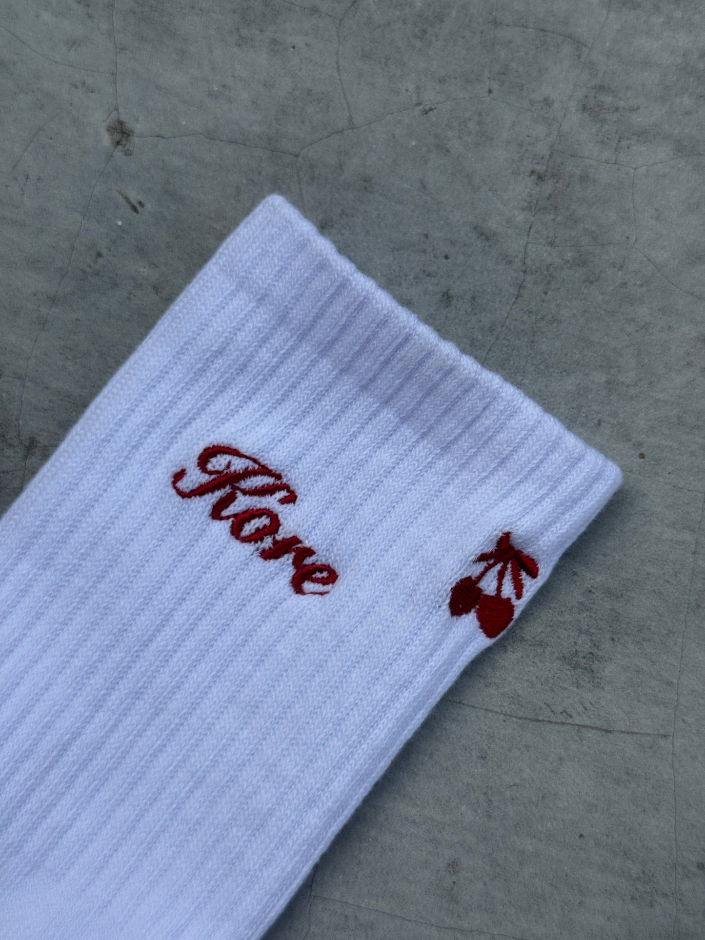 Pilates Grip Socks Cherry Edition